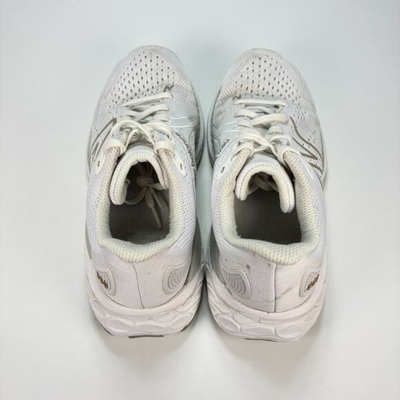 New Balance Fresh Foam X 860v13 White Athletic Running Shoes Lace Up Mens Size 8